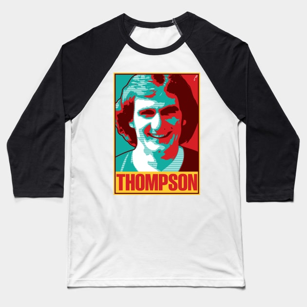 Thompson Baseball T-Shirt by DAFTFISH